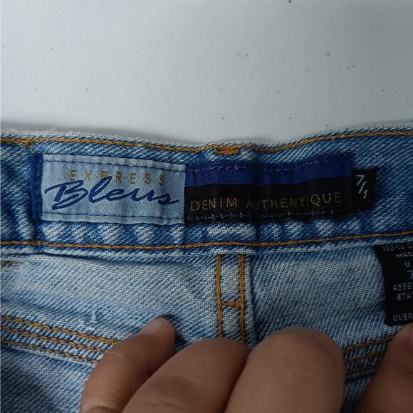 Vintage Express‎ Bleus Denim Authentique women's 7/8 Cutoff denim jeans - Picture 8 of 8